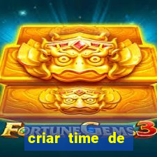criar time de futebol simulador