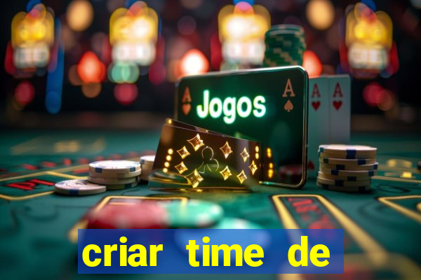 criar time de futebol simulador