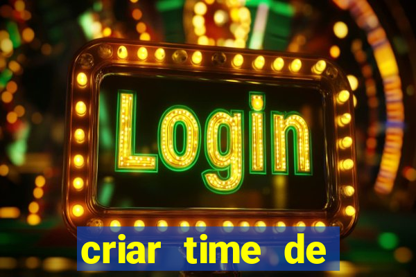 criar time de futebol simulador