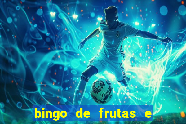 bingo de frutas e legumes para imprimir