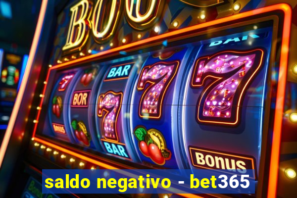 saldo negativo - bet365