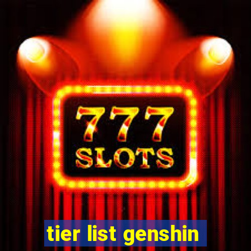 tier list genshin