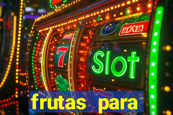 frutas para imprimir e recortar