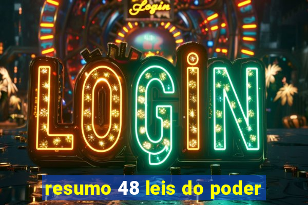 resumo 48 leis do poder