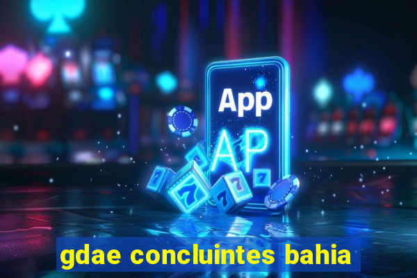 gdae concluintes bahia