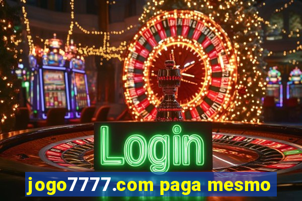 jogo7777.com paga mesmo