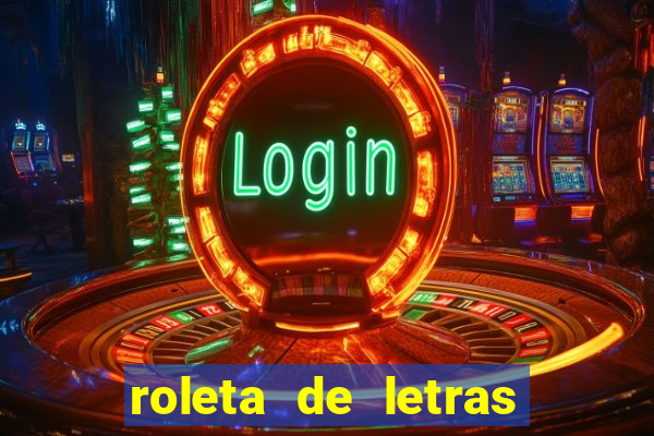 roleta de letras stop online