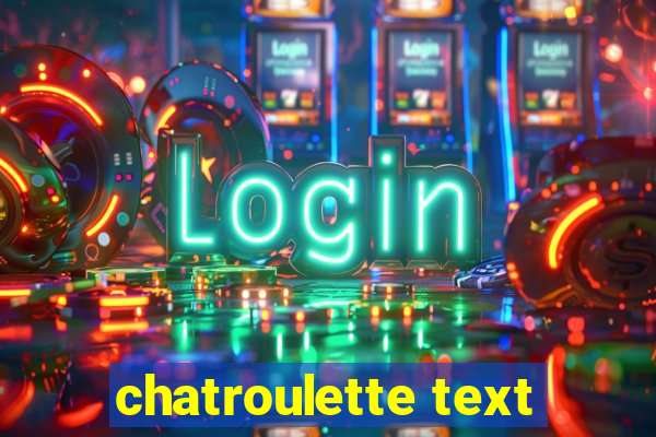 chatroulette text