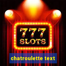 chatroulette text