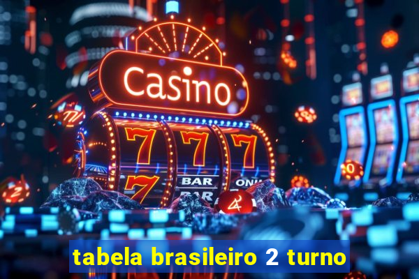 tabela brasileiro 2 turno