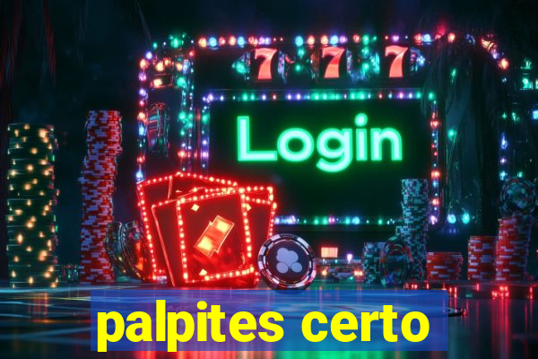palpites certo