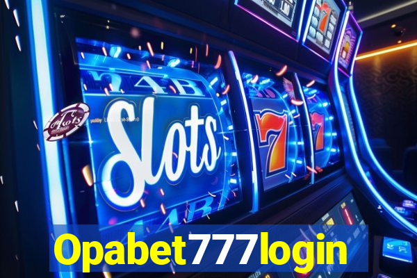 Opabet777login