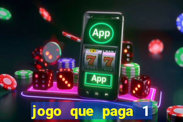 jogo que paga 1 real no pix