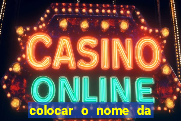 colocar o nome da pessoa no congelador