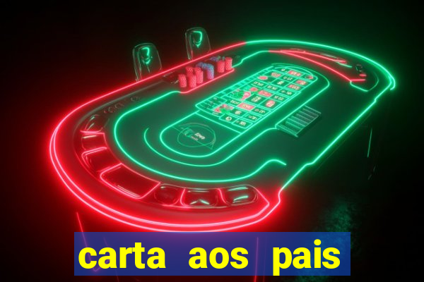 carta aos pais rubem alves