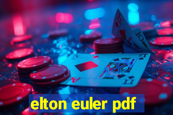 elton euler pdf