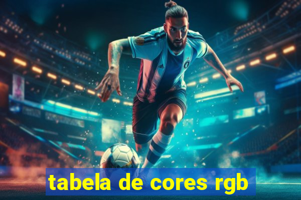 tabela de cores rgb