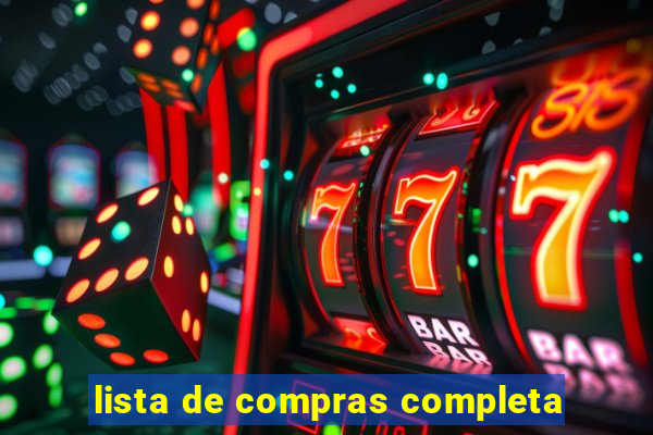 lista de compras completa