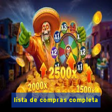 lista de compras completa