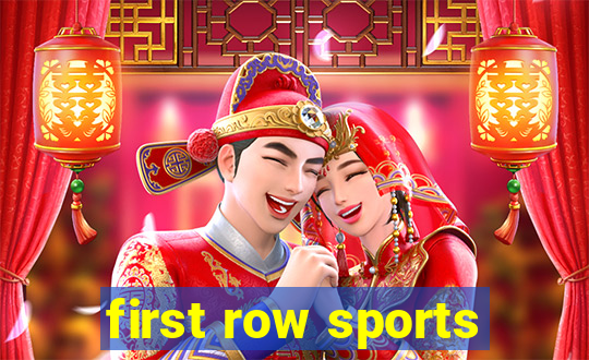 first row sports