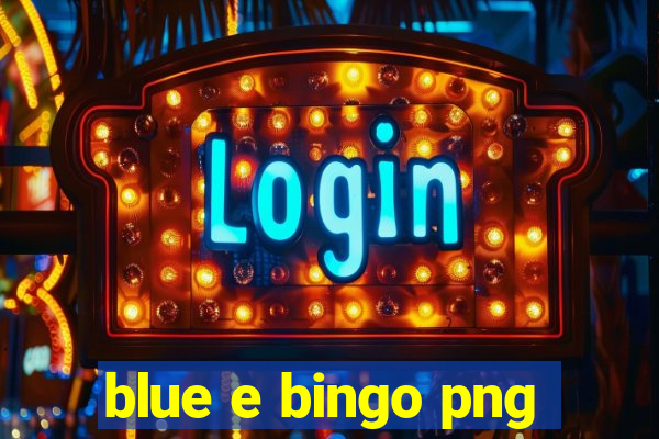 blue e bingo png