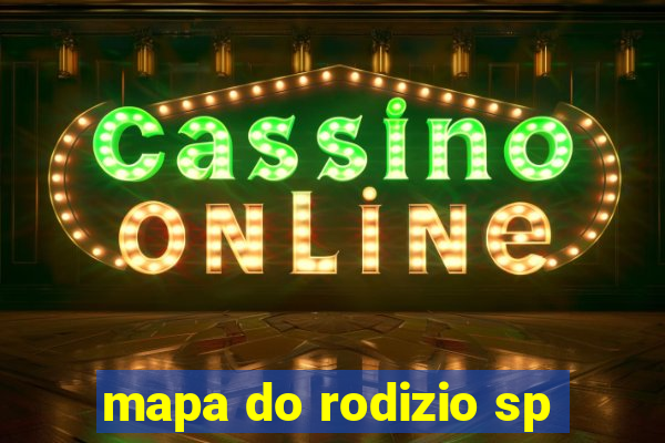 mapa do rodizio sp
