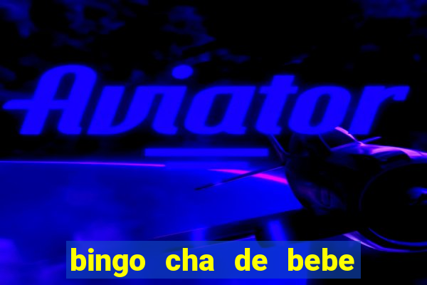 bingo cha de bebe cartelas para imprimir