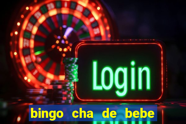 bingo cha de bebe cartelas para imprimir