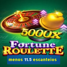 menos 11.5 escanteios