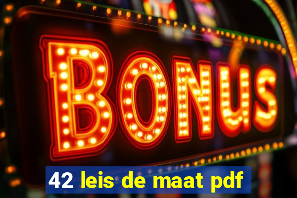 42 leis de maat pdf