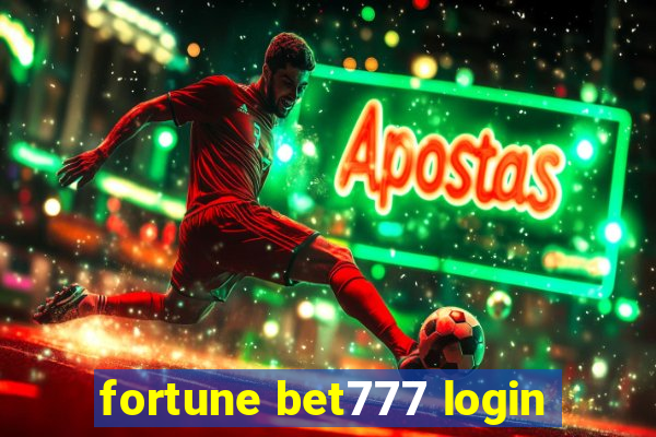 fortune bet777 login