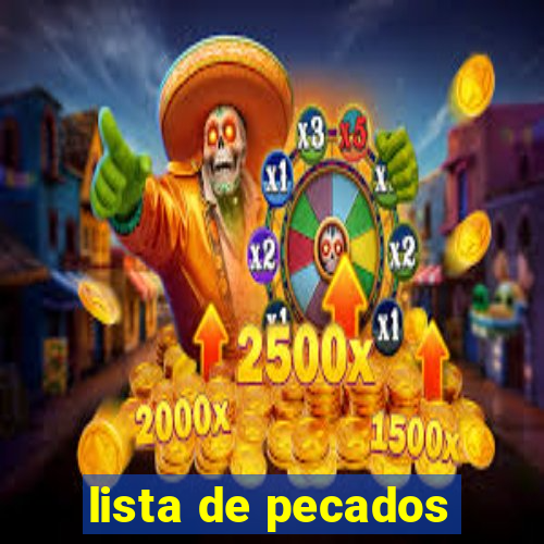 lista de pecados