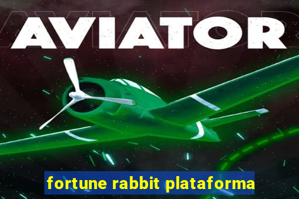 fortune rabbit plataforma