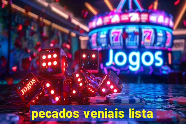 pecados veniais lista