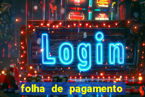 folha de pagamento para preencher word
