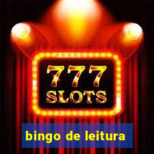 bingo de leitura
