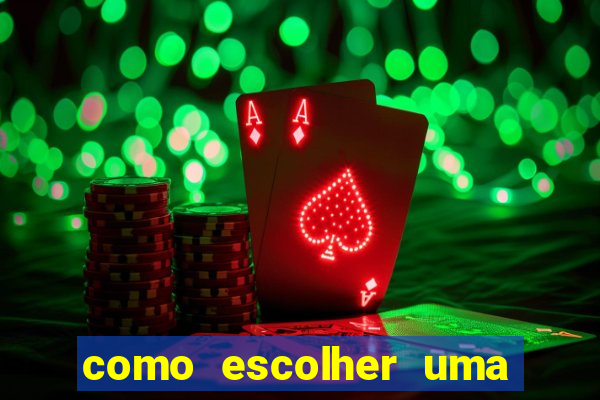 como escolher uma boa cartela de bingo