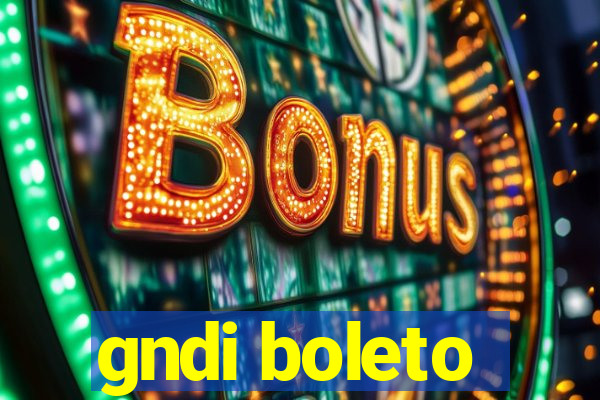gndi boleto