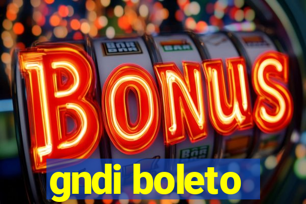 gndi boleto