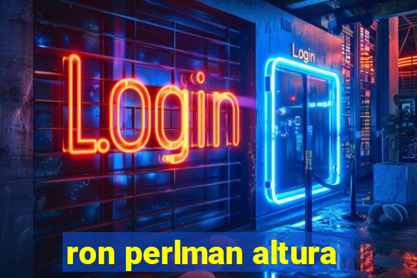 ron perlman altura
