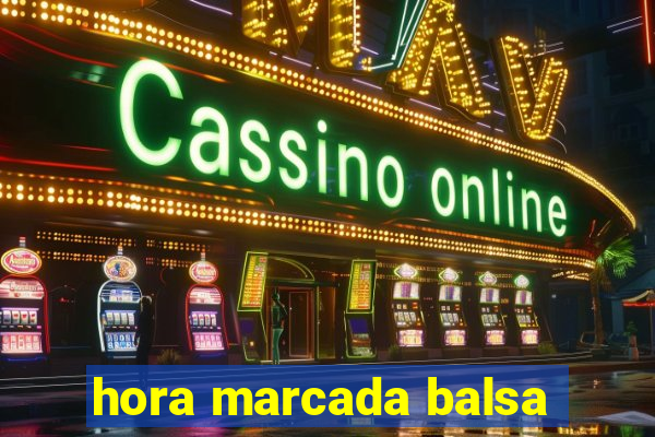 hora marcada balsa