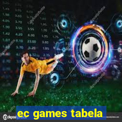 ec games tabela