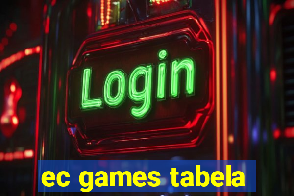 ec games tabela