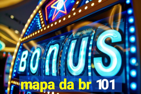 mapa da br 101