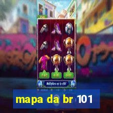 mapa da br 101