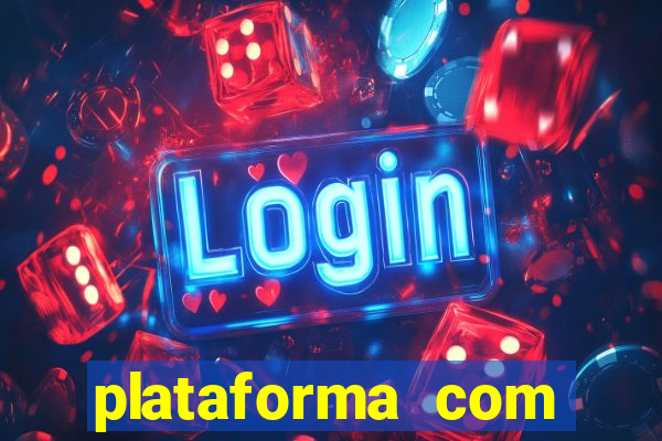 plataforma com chuva de dinheiro