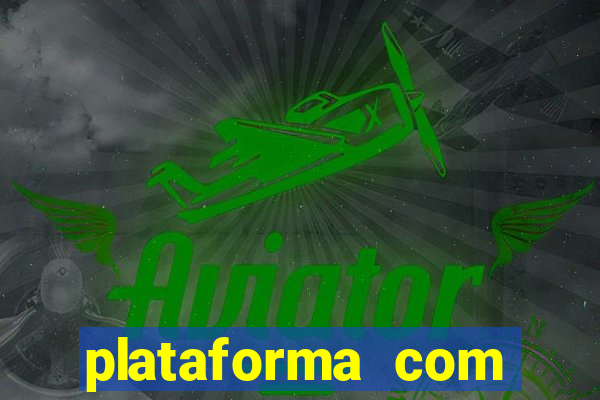 plataforma com chuva de dinheiro