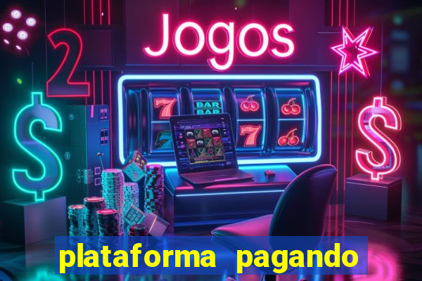 plataforma pagando bonus no cadastro