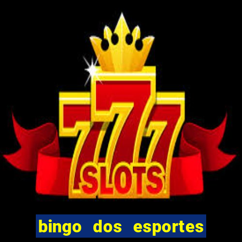 bingo dos esportes para imprimir
