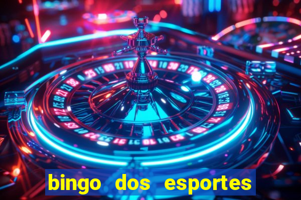 bingo dos esportes para imprimir